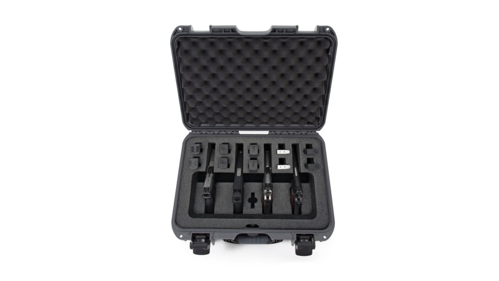 Nanuk 925 4UP Hard Pistol Case w/ Foam Insert for 4UP Pistols, 18.7in, Graphite, 925S-080GP-0A0-16723