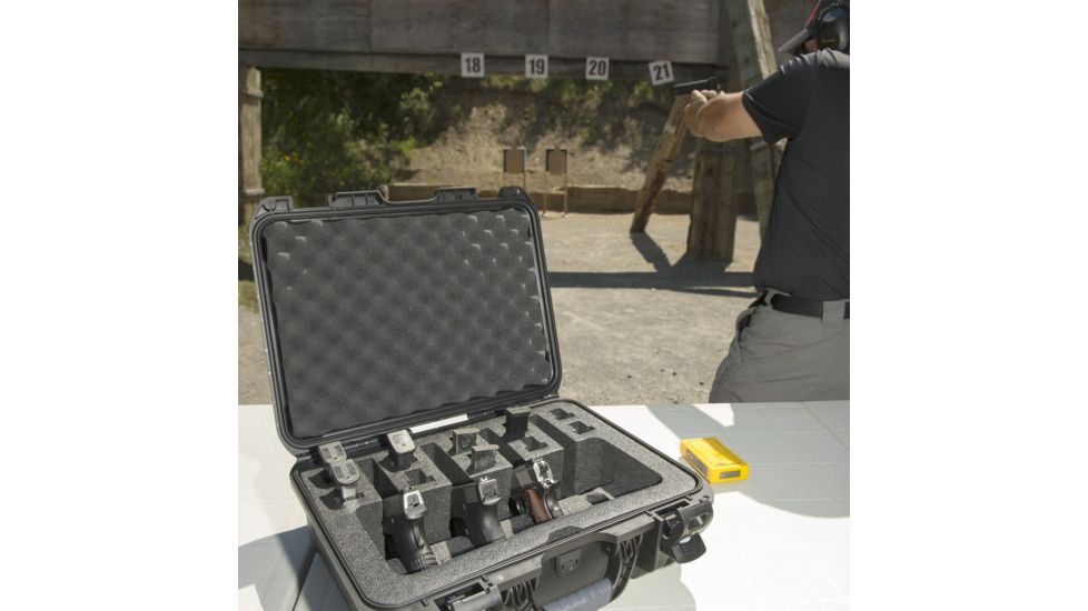 Nanuk 925 4UP Hard Pistol Case w/ Foam Insert for 4UP Pistols, 18.7in, Olive, 925S-080OL-0A0-16723