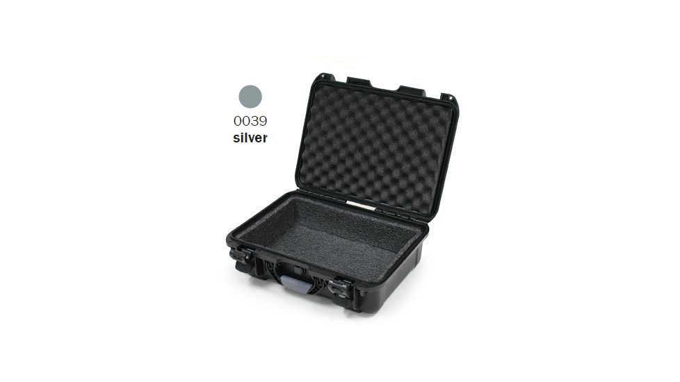 Nanuk 925 Case, Open, Silver w/ Foam Liner