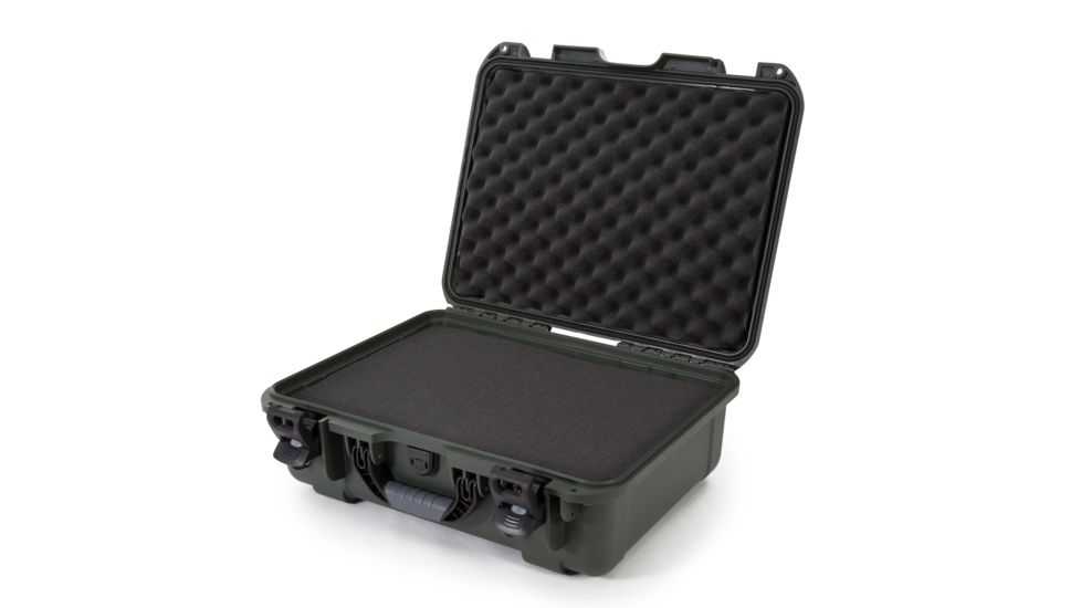 Nanuk 930 Protective Case w/ Cubed Foam, Olive, Medium, 930S-010OL-0A0