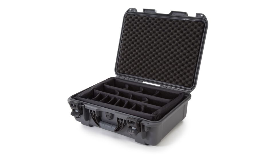 Nanuk 930 Water/Crush Proof Case w/Padded Divider - Graphite, 930S-020GP-0A0
