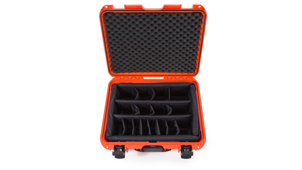 Nanuk 930 Water/Crush Proof Case w/Padded Divider - Orange, 930S-020OR-0A0