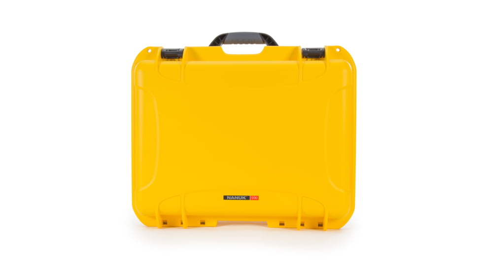 Nanuk 930 Water/Crush Proof Case w/Padded Divider - Yellow, 930S-020YL-0A0