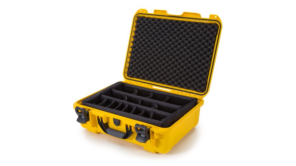Nanuk 930 Water/Crush Proof Case w/Padded Divider - Yellow, 930S-020YL-0A0