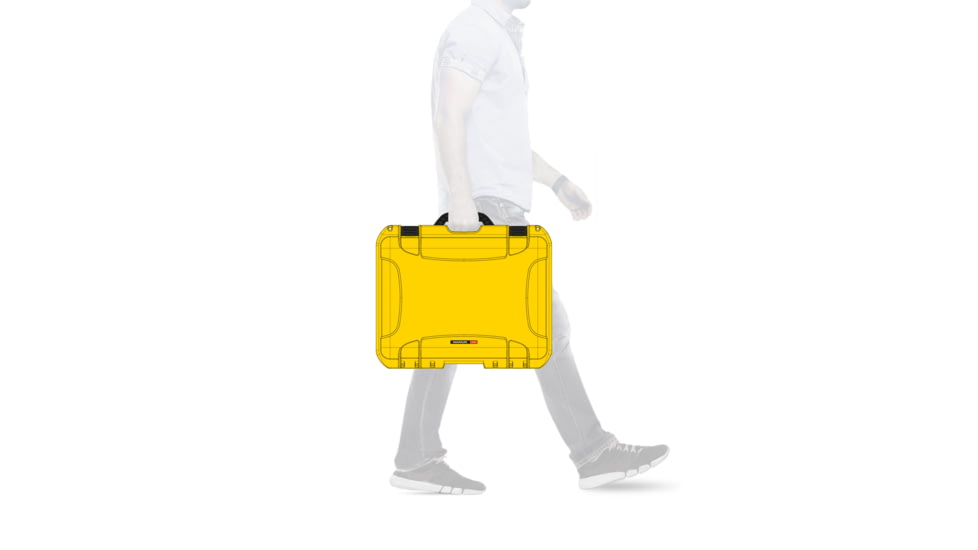 Nanuk 930 Water/Crush Proof Case w/Padded Divider - Yellow, 930S-020YL-0A0