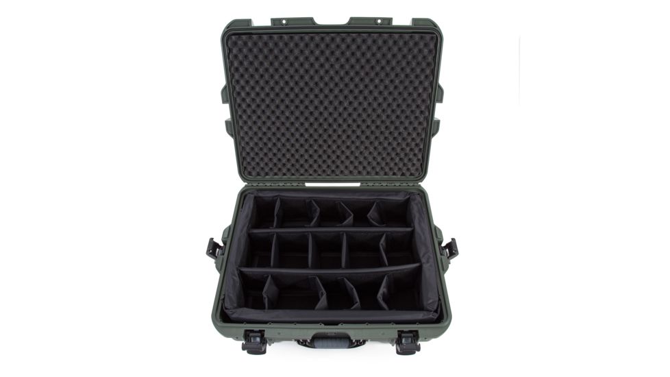 Nanuk 945 Case w/padded divider - Olive, 945S-020OL-0A0