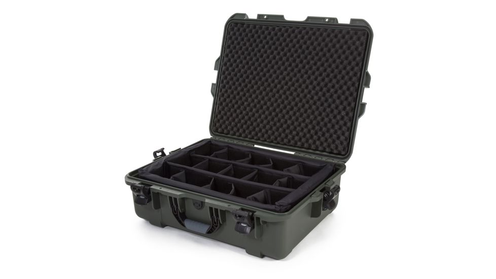 Nanuk 945 Case w/padded divider - Olive, 945S-020OL-0A0