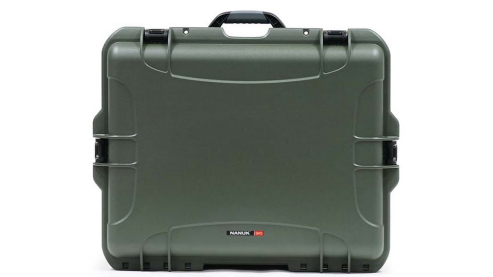 Nanuk 945 Crushproof Dry Case, 25.1x19.9x8.8in - Lock - Olive 945-3106