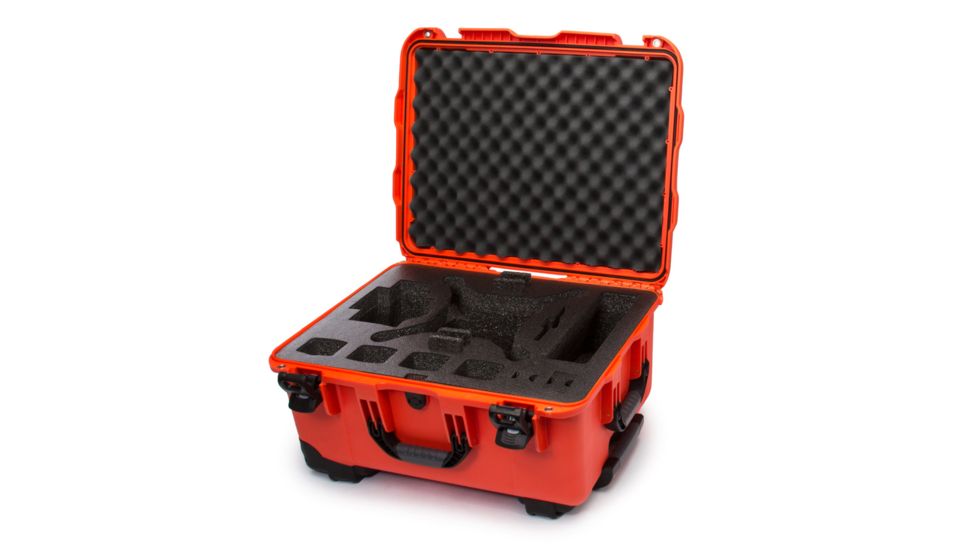 Nanuk 950 Nanuk Case w/foam insert for DJI Phantom 4, Orange, 950-DJI43
