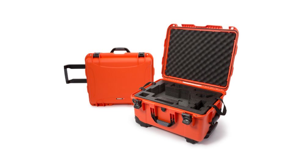 Nanuk 950 Nanuk Case w/foam insert for DJI Ronin M, Orange, 950-RON3