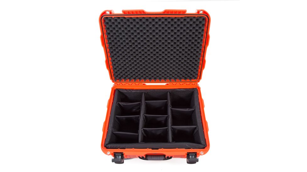 Nanuk 950 Nanuk Case w/ Padded Divider, Orange, 950S-020OR-0A0