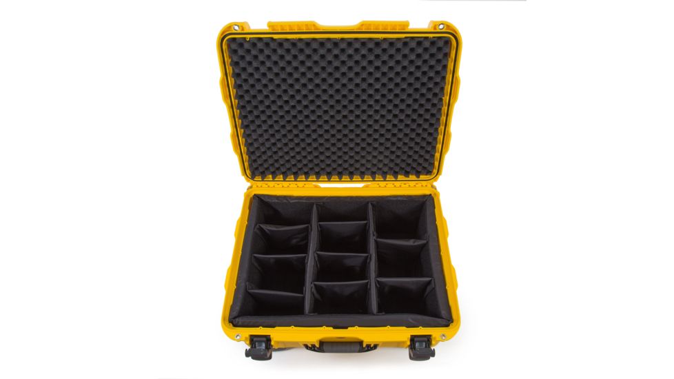 Nanuk 950 Nanuk Case w/ Padded Divider, Yellow, 950S-020YL-0A0