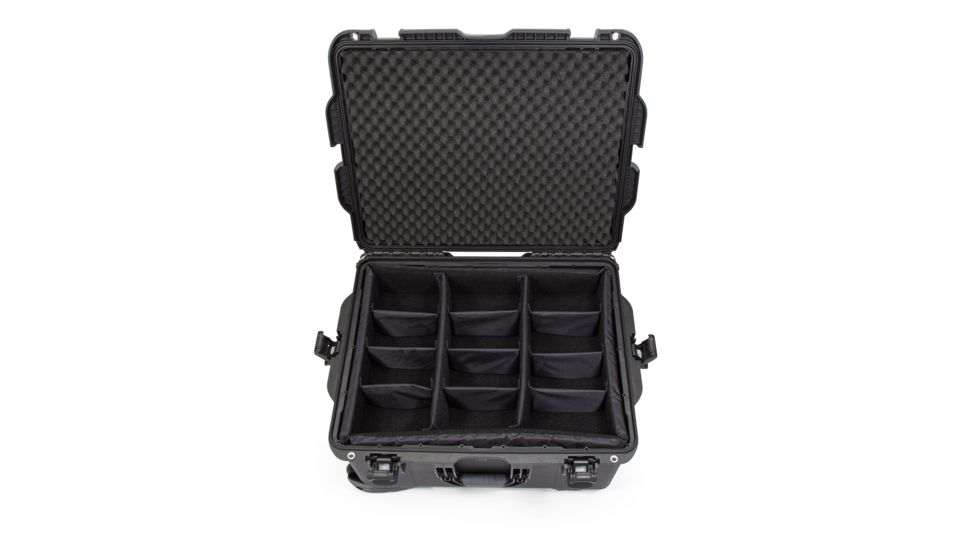 Nanuk 960 Hard Case w/ Padded Divider, Black, 960S-020BK-0A0