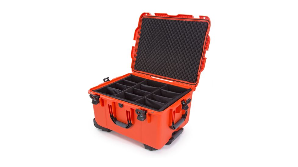 Nanuk 960 Hard Case w/ Padded Divider, Orange, 960S-020OR-0A0