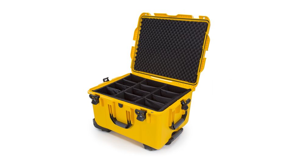 Nanuk 960 Hard Case w/ Padded Divider, Yellow, 960S-020YL-0A0