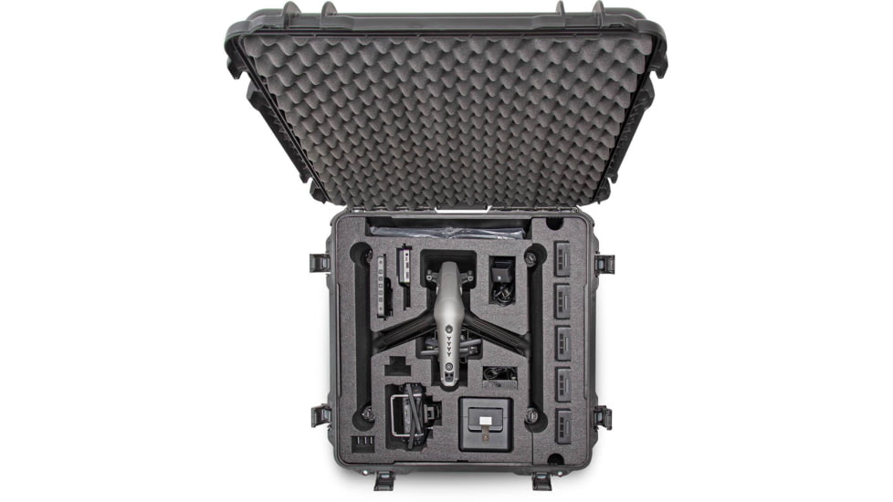 Nanuk 970 Case with Foam Insert for DJI Inspire 2 Landing, Black, 970S-080BK-0A0-19351