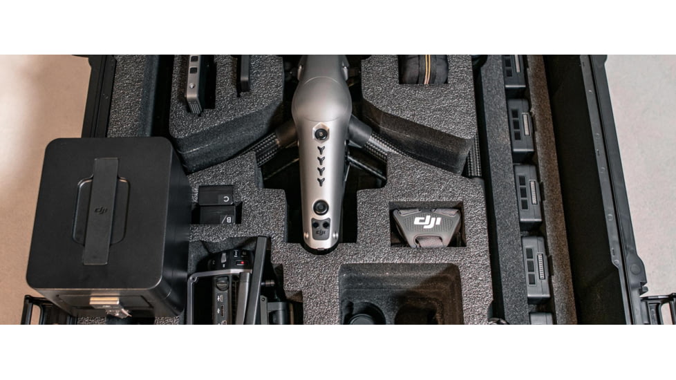 Nanuk 970 Case with Foam Insert for DJI Inspire 2 Landing, Black, 970S-080BK-0A0-19351