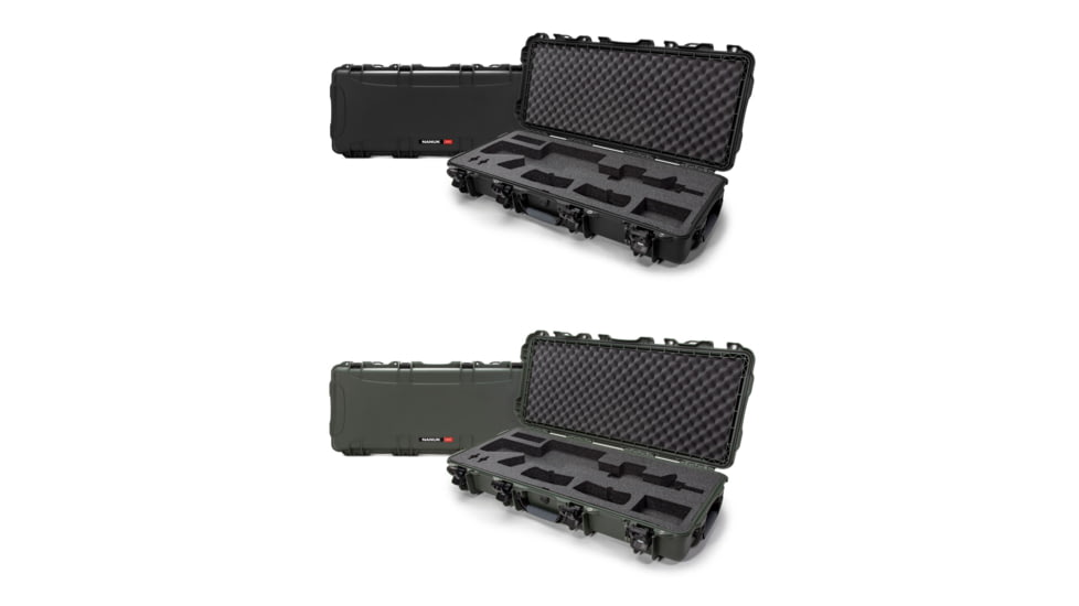 Nanuk 985 Hard Gun Case w/Foam AR, 39.7in, Black, Olive