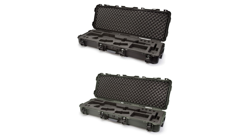 Nanuk 990 Hard Gun Case w/ Foam Insert for AR, 47.1in, Black, Olive
