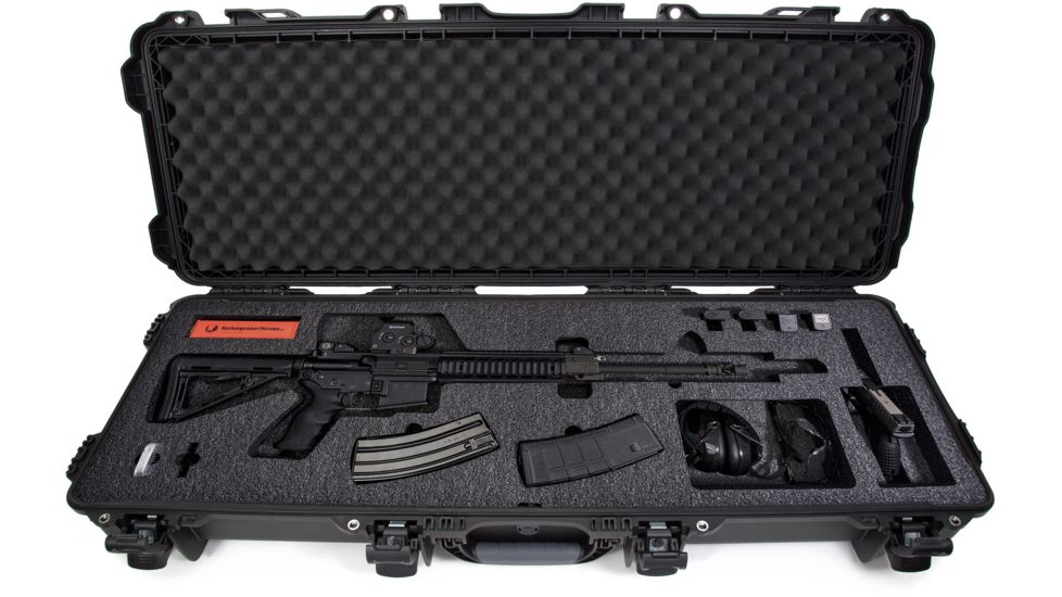 Nanuk 990 Hard Case w/ Foam Insert for AR, 47.1in, Black, 990S-081BK-0A0-14098