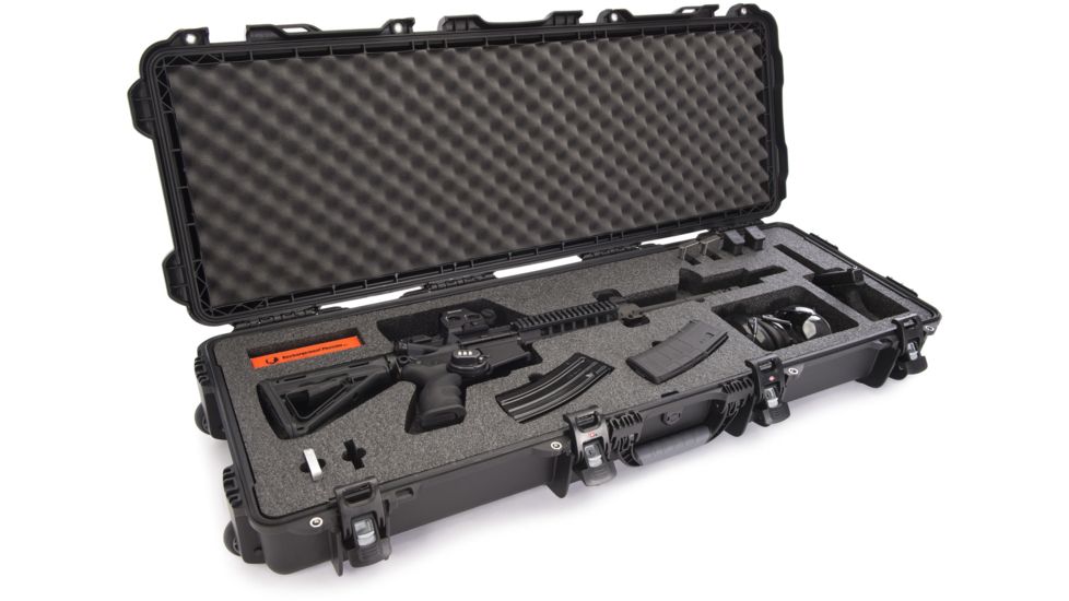 Nanuk 990 Hard Case w/ Foam Insert for AR, 47.1in, Black, 990S-081BK-0A0-14098