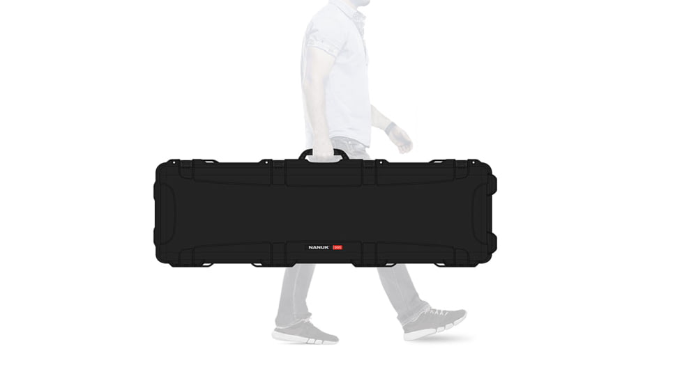 Nanuk 995 Case w/Foam, Black, Long, 995S-010BK-0A0