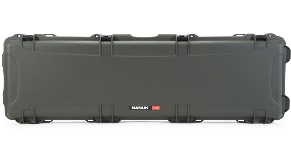 Nanuk 995 Rifle Protective Hard Case, w/ 3-Part Foam Insert, Olive, 995S-011OL-0A0