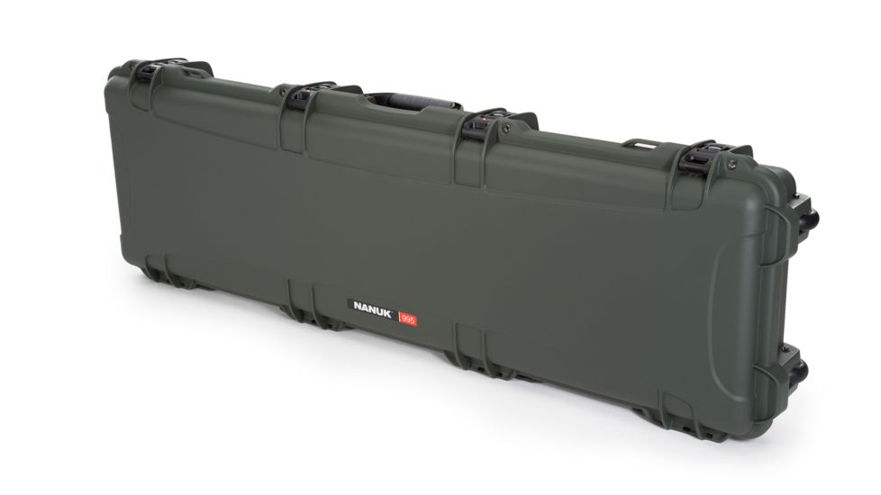Nanuk 995 Rifle Protective Hard Case, w/ 3-Part Foam Insert, Olive, 995S-011OL-0A0