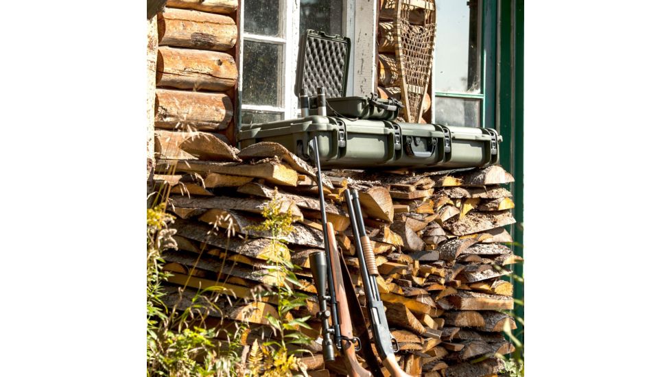 Nanuk 995 Rifle Protective Hard Case, w/ 3-Part Foam Insert, Olive, 995S-011OL-0A0