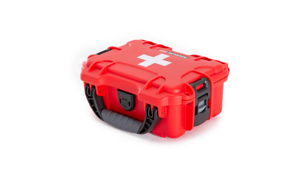 Nanuk Case 903 w/First Aid Logo, Red, Small, 903S-000RD-PA0-FSA01