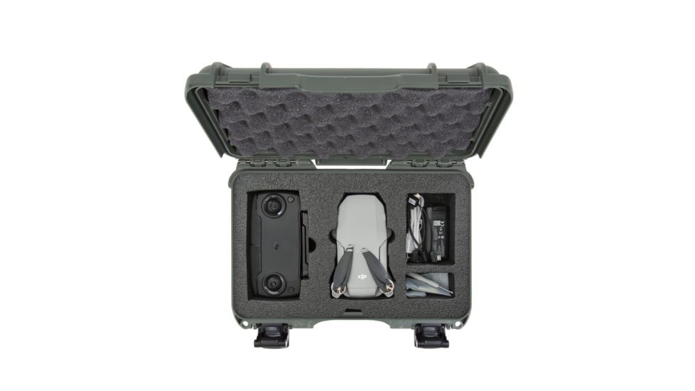 Nanuk Case 909 w/foam insert for DJI Mavic Mini, Olive, Small, 909-MAVM6
