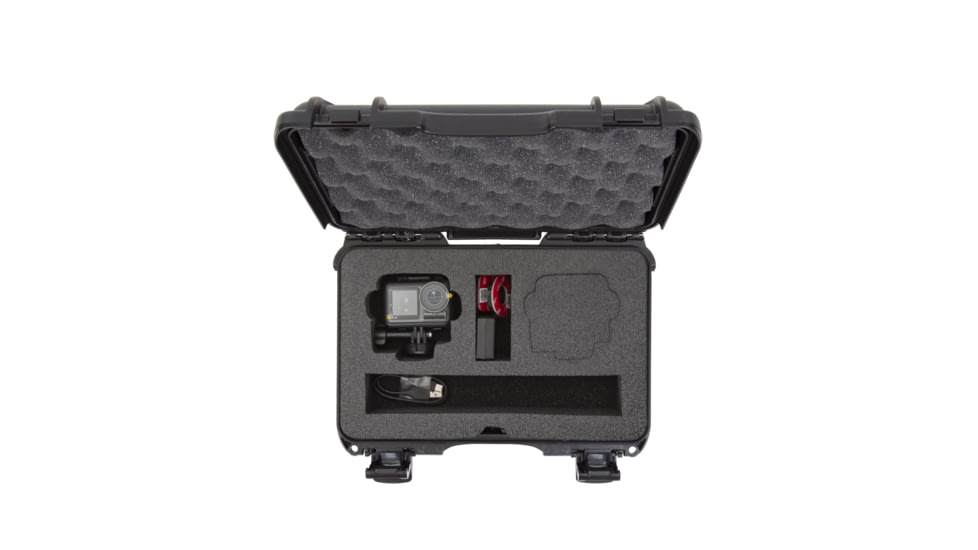 Nanuk Case 909 w/foam insert for DJI Osmo Action, Black, Small, 909-ACTION1