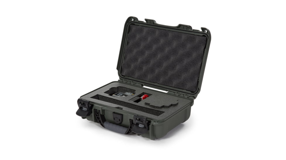 Nanuk Case 909 w/foam insert for DJI Osmo Action, Olive, Small, 909-ACTION6