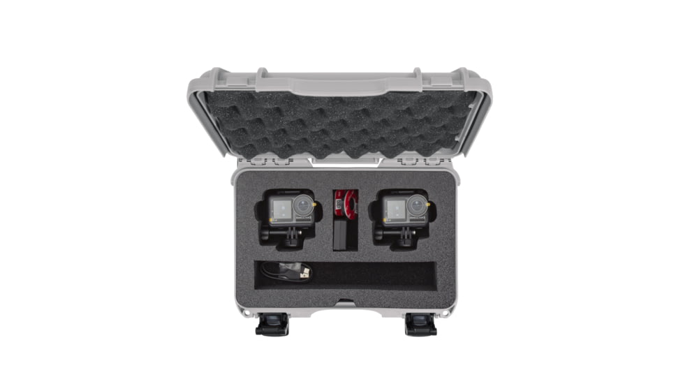 Nanuk Case 909 w/foam insert for DJI Osmo Action, Silver, Small, 909-ACTION5