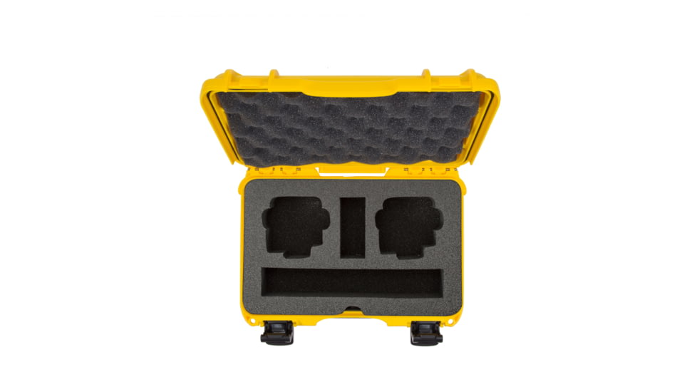 Nanuk Case 909 w/foam insert for DJI Osmo Action, Yellow, Small, 909-ACTION4