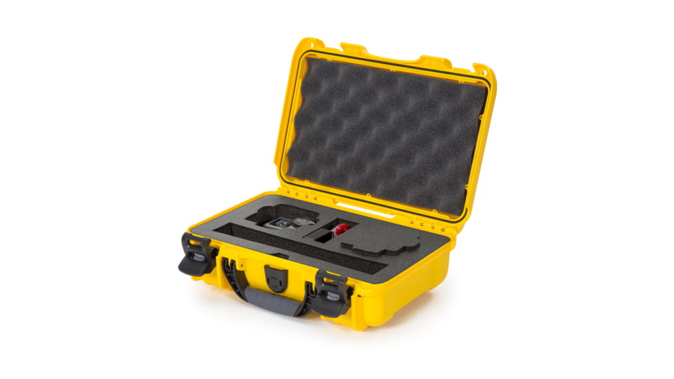 Nanuk Case 909 w/foam insert for DJI Osmo Action, Yellow, Small, 909-ACTION4
