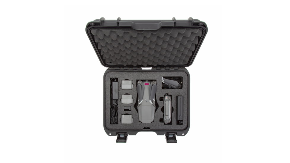 Nanuk Case 920 w/foam insert for DJI Mavic 2PZ, Black, Medium, 920S-080BK-0A0-18204