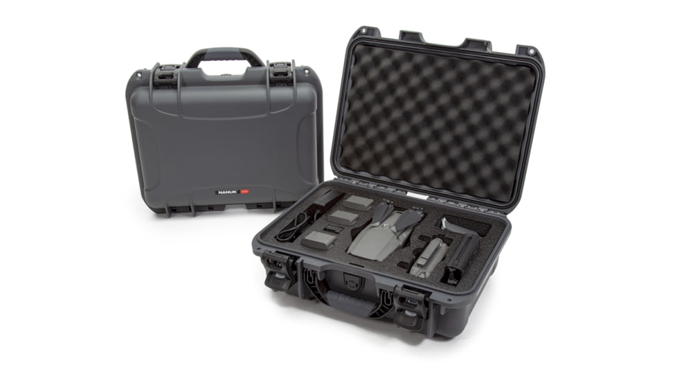 Nanuk Case 920 w/foam insert for DJI Mavic 2PZ, Graphite, Medium, 920S-080GP-0A0-18204