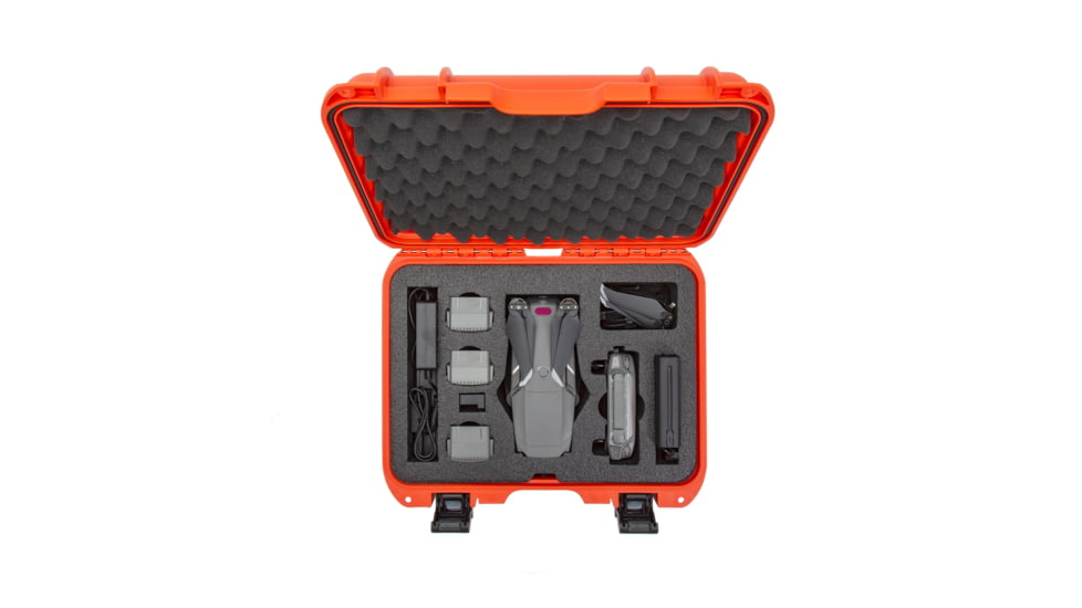 Nanuk Case 920 w/foam insert for DJI Mavic 2PZ, Orange, Medium, 920S-080OR-0A0-18204