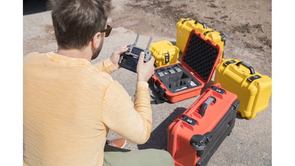 Nanuk Case 920 w/foam insert for DJI Mavic 2PZ, Orange, Medium, 920S-080OR-0A0-18204