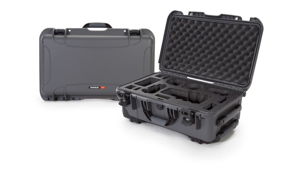 Nanuk Case 935 w/foam for Sony A7, Graphite, Large, 935S-080GP-0A0-19017