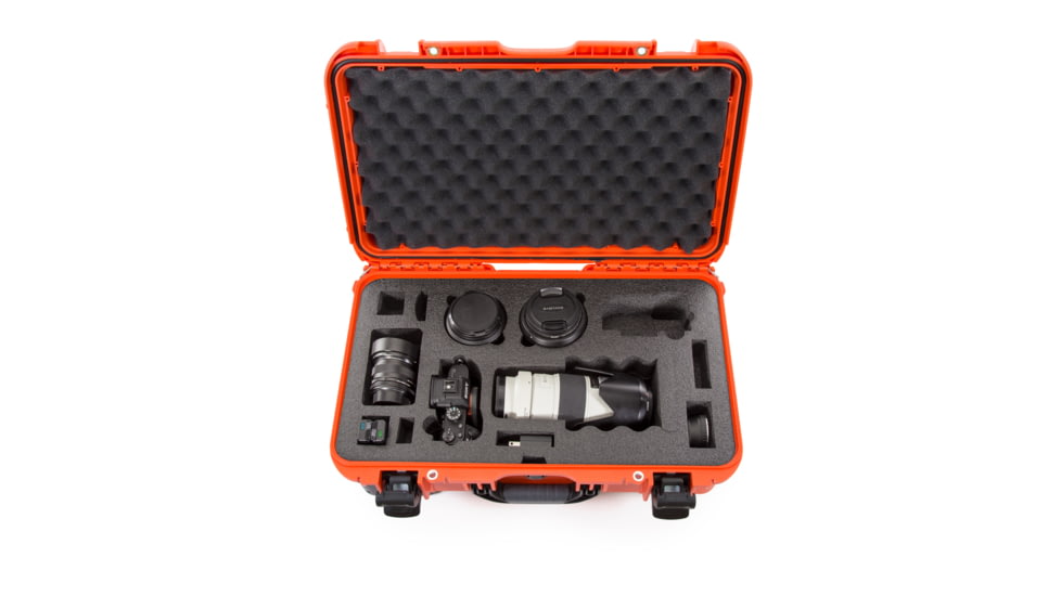 Nanuk Case 935 w/foam for Sony A7, Orange, Large, 935S-080OR-0A0-19017
