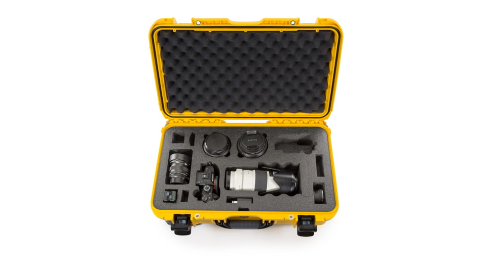 Nanuk Case 935 w/foam for Sony A7, Yellow, Large, 935S-080YL-0A0-19017