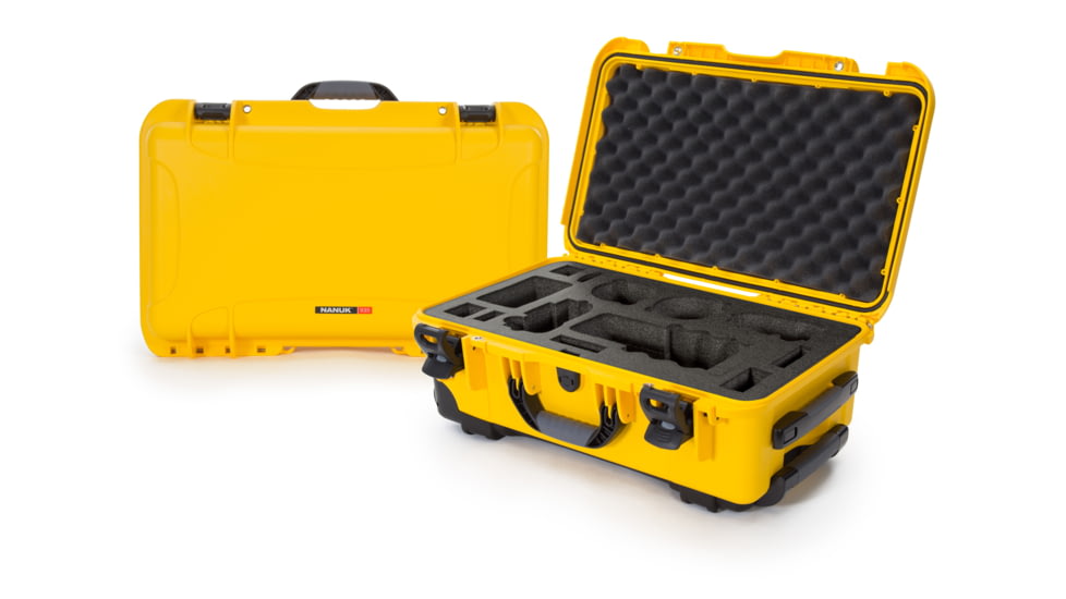 Nanuk Case 935 w/foam for Sony A7, Yellow, Large, 935S-080YL-0A0-19017