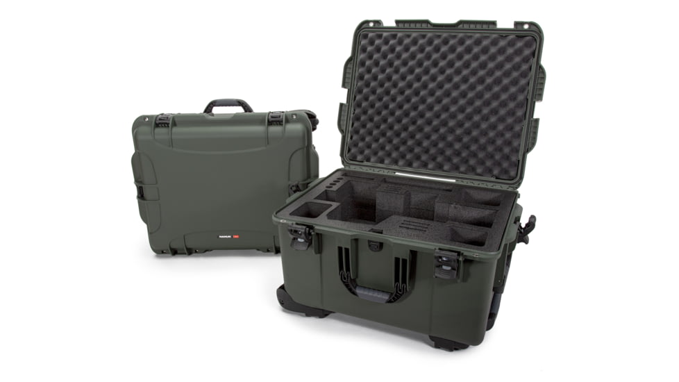 Nanuk Case 960 w/foam insert for URSA PRO, Olive, Large, 960-URSAP6