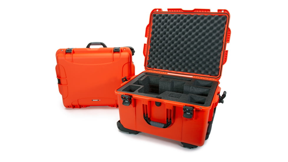 Nanuk Case 960 w/foam insert for URSA PRO, Orange, Large, 960-URSAP3