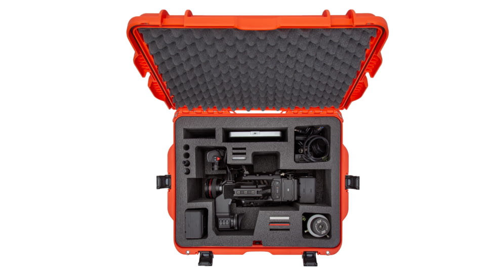 Nanuk Case 960 w/foam insert for URSA PRO, Orange, Large, 960-URSAP3