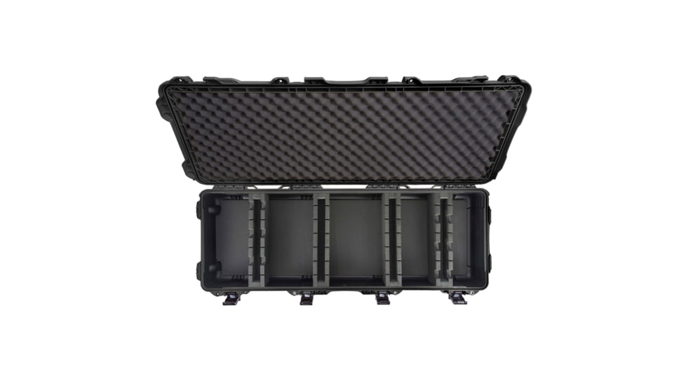 Nanuk Case 990 w/Foam For Ice Fishing Rod, Black, Large, 990S-081BK-0A0-C0666