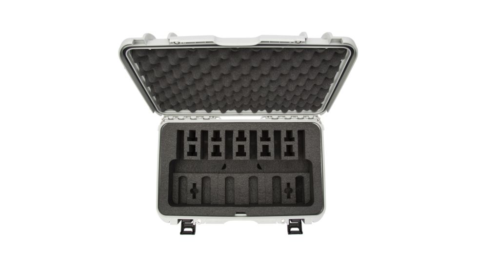 Nanuk Customized foam insert for 935 Case for 6UP Pistols, Black, 1-935-16708