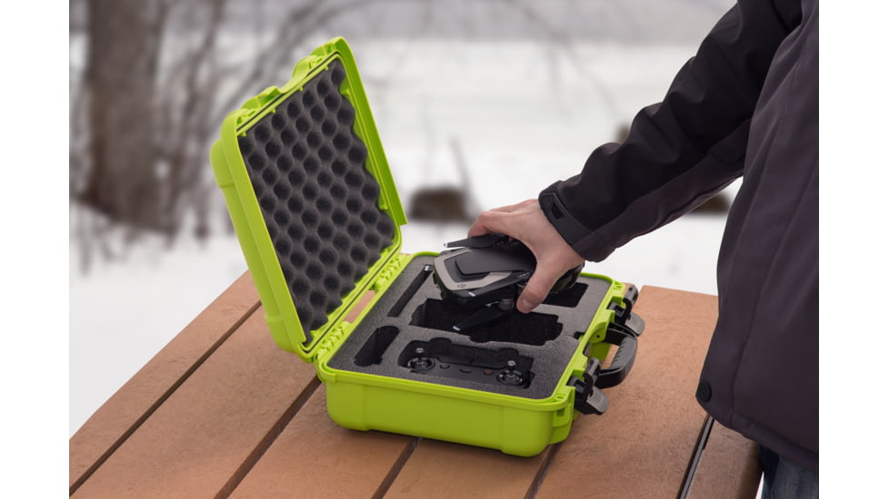 Nanuk Hard Case Mavic Air W/Foam Insert, Lime, Medium 910-MAVIA2